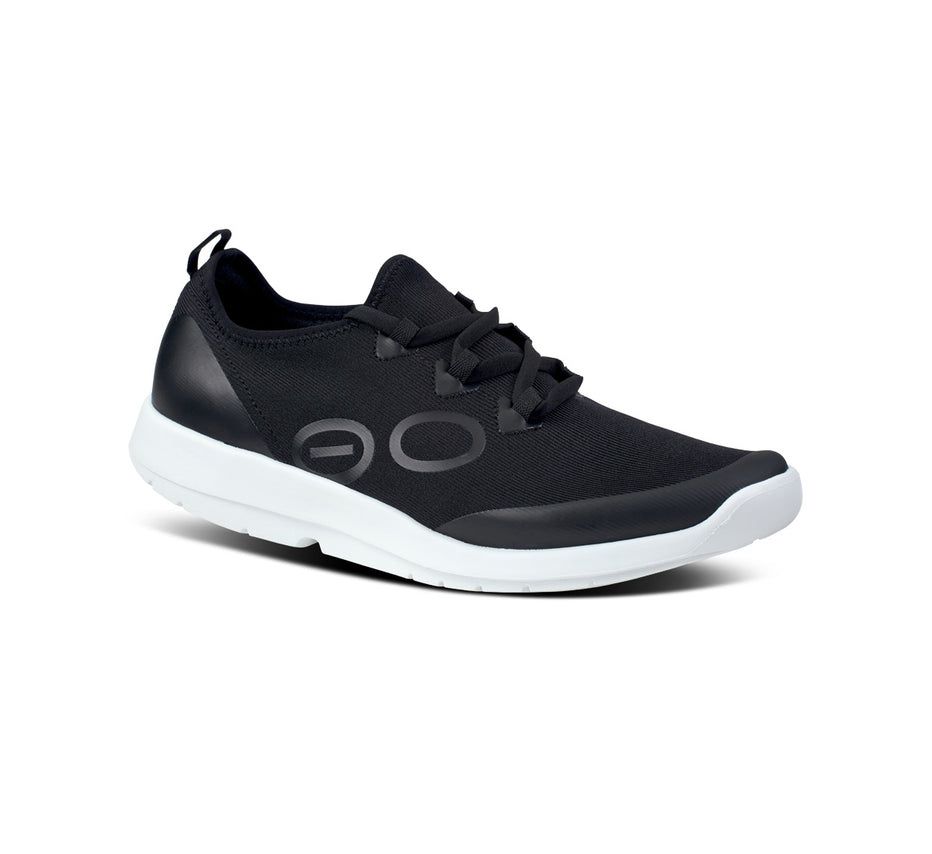 Oofos Men's Oomg Sport Ls Low - Sneakers Black / White ( ZXYED-2819 )